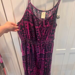 Size-lg Faded Glory purple maxi dress